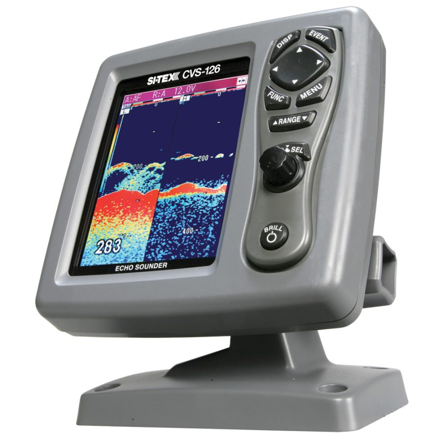 SI-TEX CVS-126 DUAL FREQUENCY COLOR ECHO SOUNDER