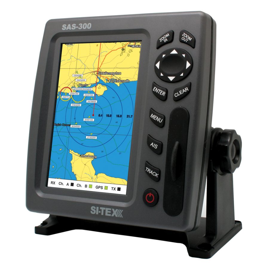 SI-TEX SAS-300-2 SITEX SAS-300 CLASS B AIS TRANSCEIVER WITH 7 INCH HI-RES LCD