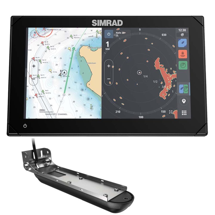 SIMRAD 000-15366-001 NSX 3009 9 INCH COMBO WITH ACTIVE IMAGING TRANSDUCER