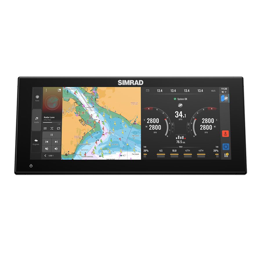 SIMRAD 000-16216-001 NSX 3012UW Combo w/Active Imaging 3-in-1 Transducer