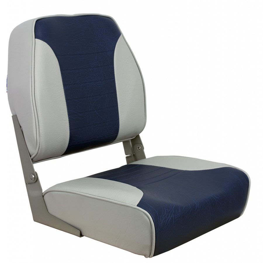 SPRINGFIELD 1040651 ECONOMY MULTI-COLOR FOLDING SEAT - GREY/BLUE