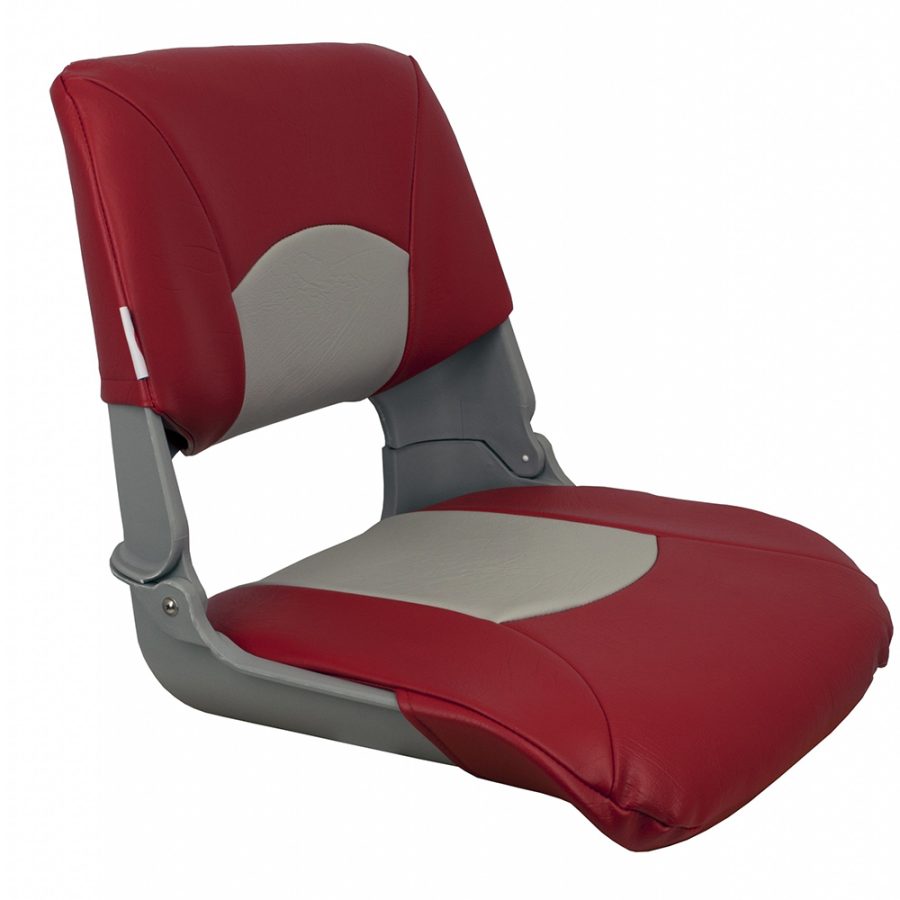 SPRINGFIELD 1061018 SKIPPER STANDARD SEAT FOLD DOWN - GREY/RED