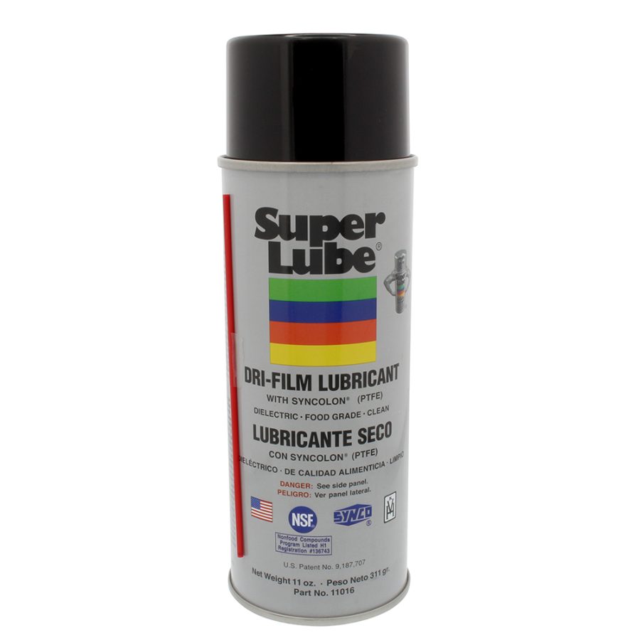 SUPER LUBE 11016 Dri-Film Aerosol with Syncolon - 11oz