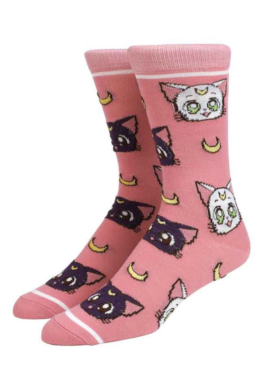 Sailor Moon Luna & Artemis Crew Socks