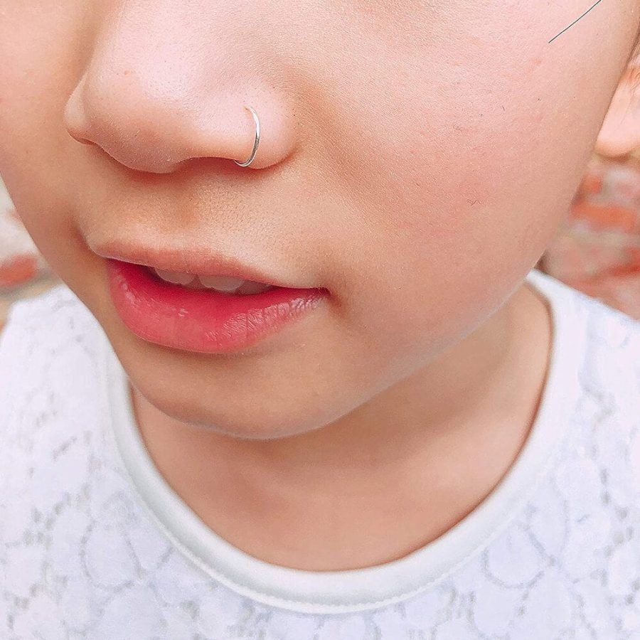 Seamless Ultra Thin Nose Hoop Ring