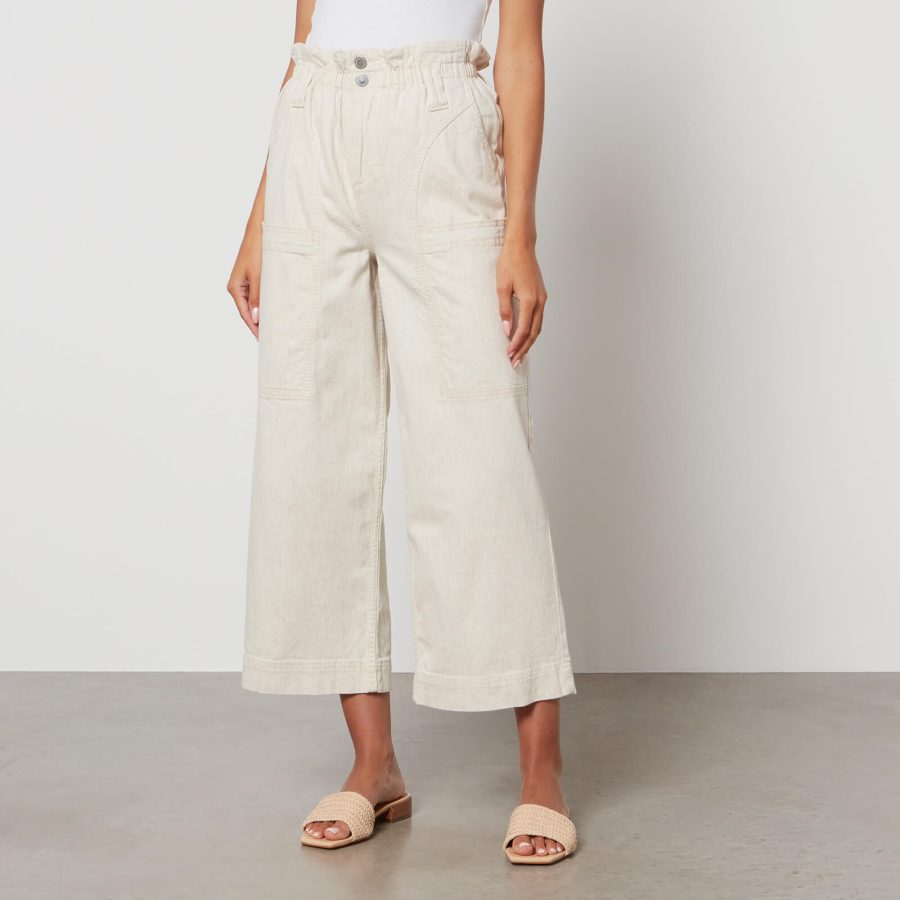 Seventy + Mochi Louis Organic Denim Wide-Leg Jeans - UK 14