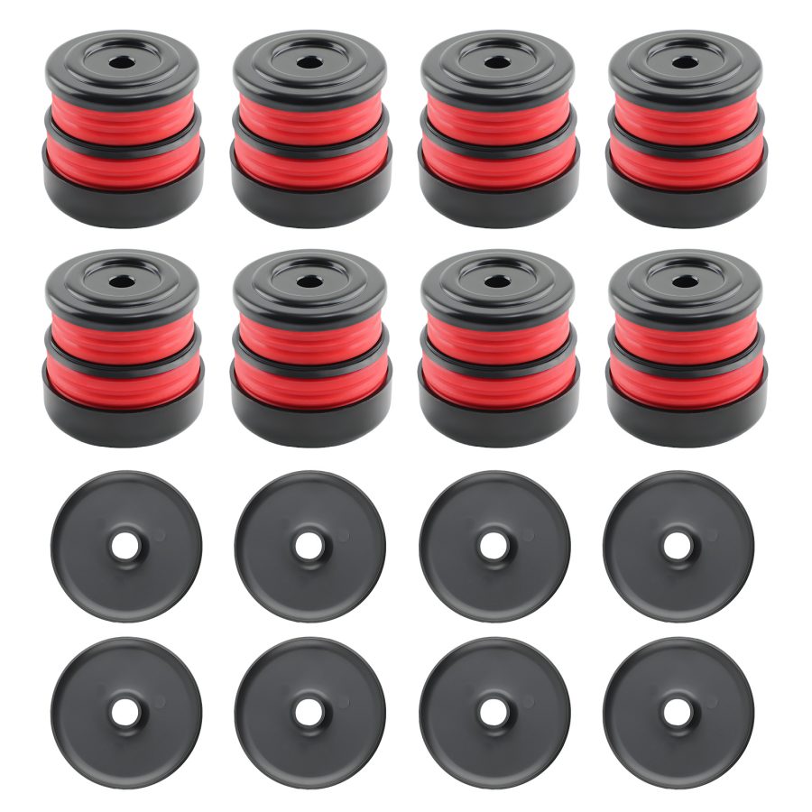 Silicone Body Mount Bushings Kit compatible for Ford Super Duty F-250/F-350 Crew Cab 08-16