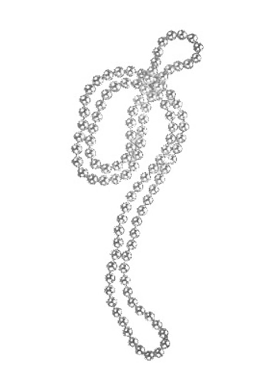 Silver Flapper Necklace