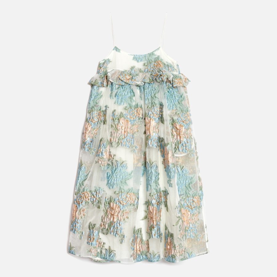 Sister Jane Barn Flower Organza Jacquard Dress - XS/UK 6