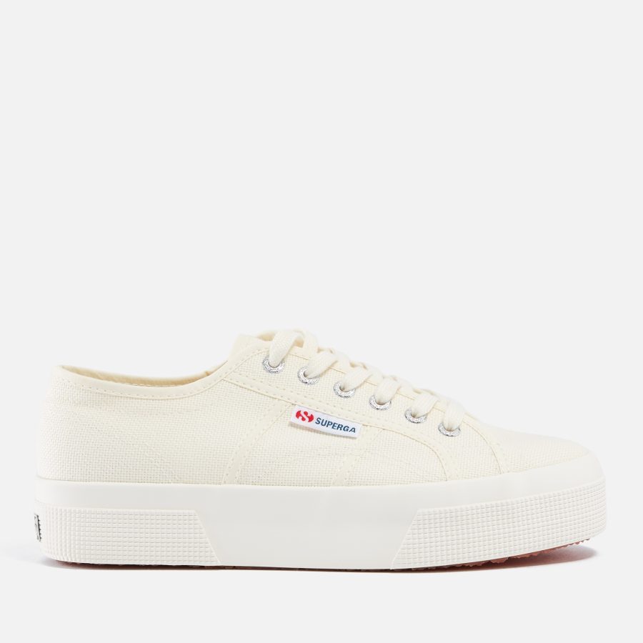 Superga Women's 2740 Canvas Platform Trainers - UK 8