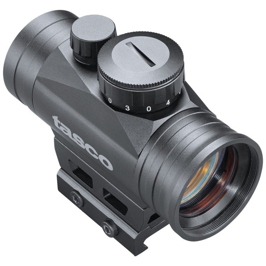 TASCO TRDPCC 1x 30mm 3 MOA Red Dot Sight with Hi/Lo Mount