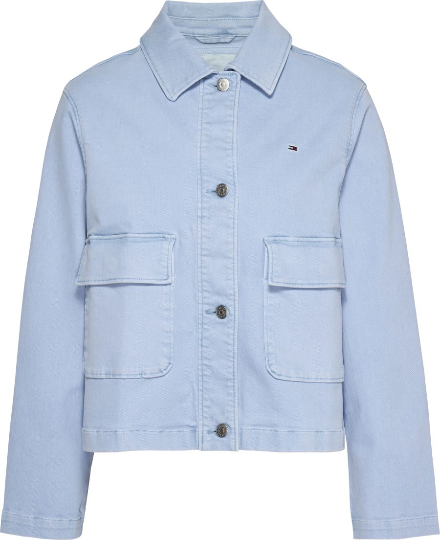 TOMMY JEANS Coats Clear Blue