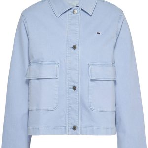 TOMMY JEANS Coats Clear Blue