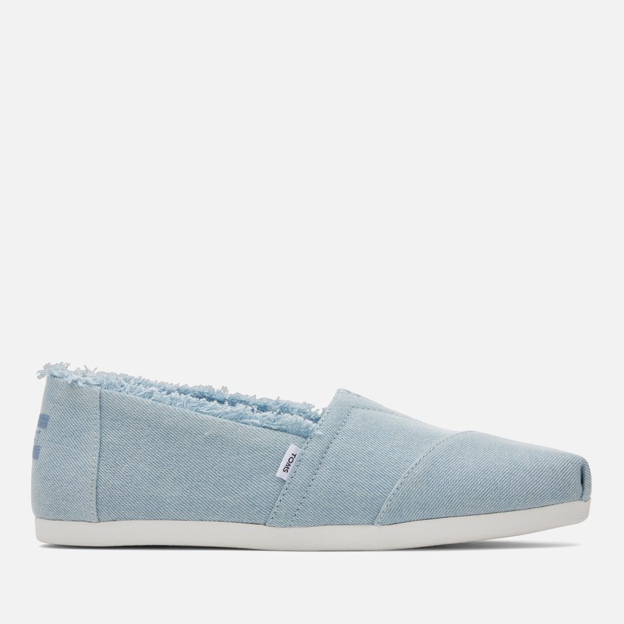 TOMS Women's Alpargata Washed Denim Pumps - UK 3