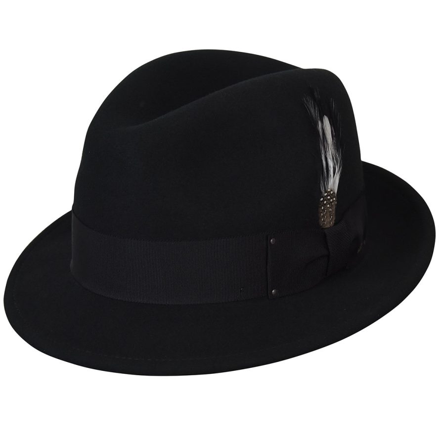 Tino LiteFelt ® Fedora - Black/M