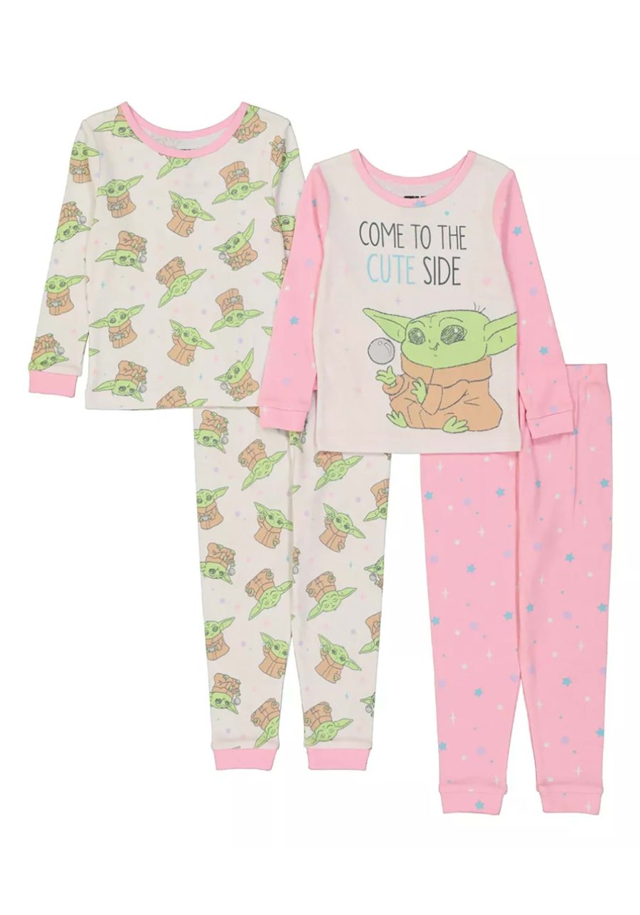 Toddler Girl's Grogu The Only Child 4 Piece Sleep Set