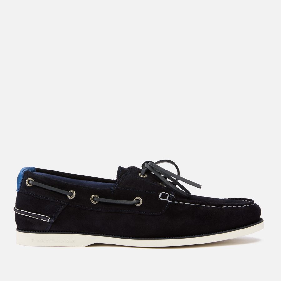 Tommy Hilfiger Men's Suede Boat Shoes - UK 10.5