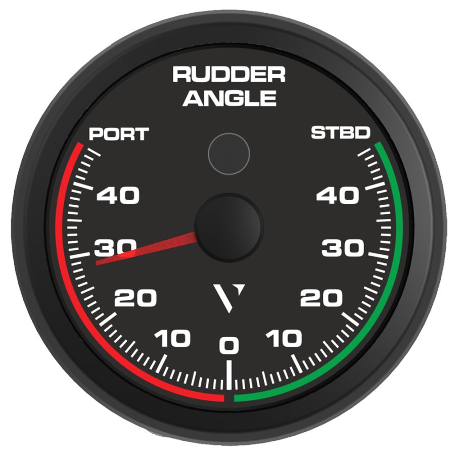 VERATRON B00067401 PROFESSIONAL 85MM (3-3/8 INCH) RUDDER ANGLE INDICATOR FORNMEA 0183