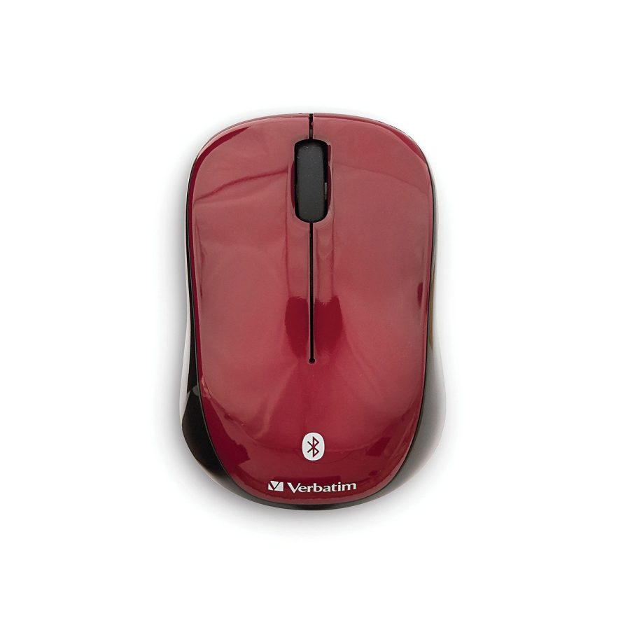 VERBATIM 70240 Bluetooth Wireless Tablet Multi-Trac Blue LED Mouse (Garnet)