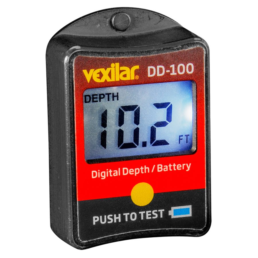 VEXILAR DD-100 DIGITAL DEPTH & BATTERY GAUGE