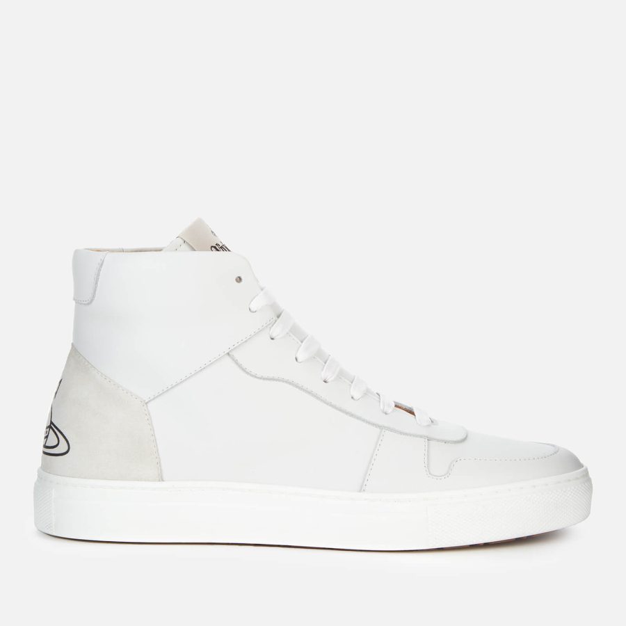 Vivienne Westwood Women's Apollo Leather Hi-Top Trainers - White - UK 3