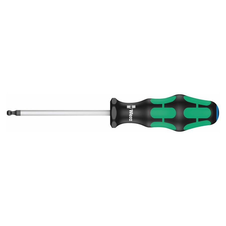 WERA 05022810001 Screwdriver: Hex 4mm x 100mm (with Ball End)