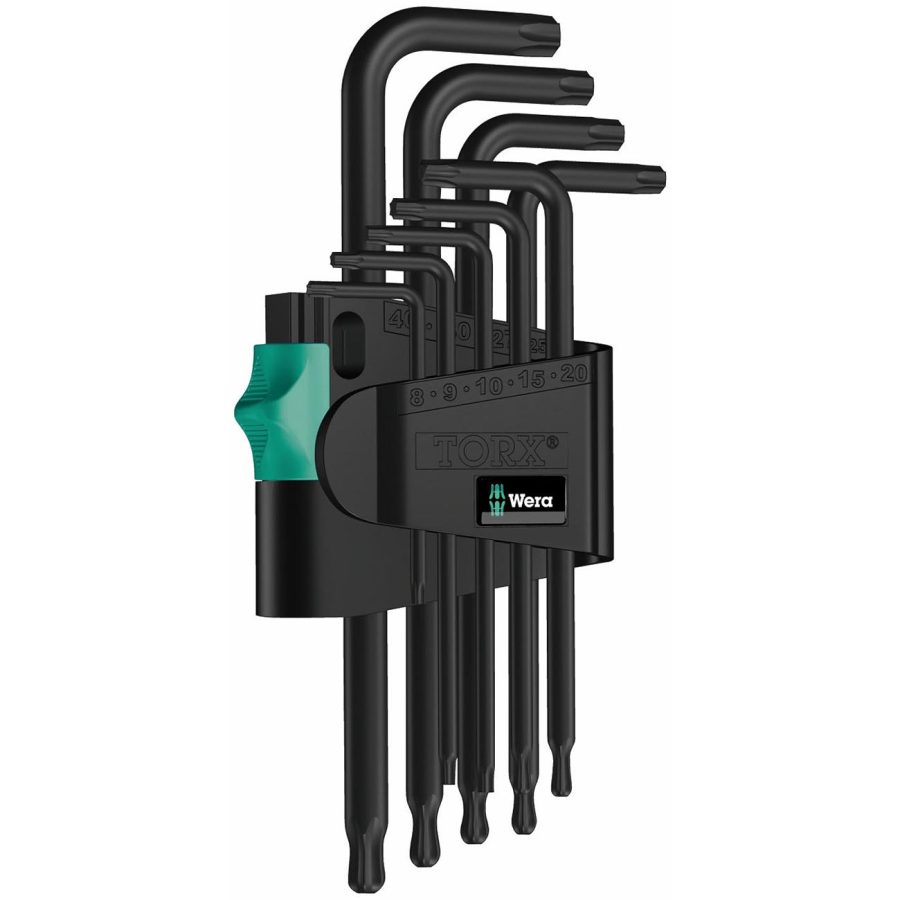 WERA 05024242001 967 PKL Long ARM TORX Key Set (9 Piece)