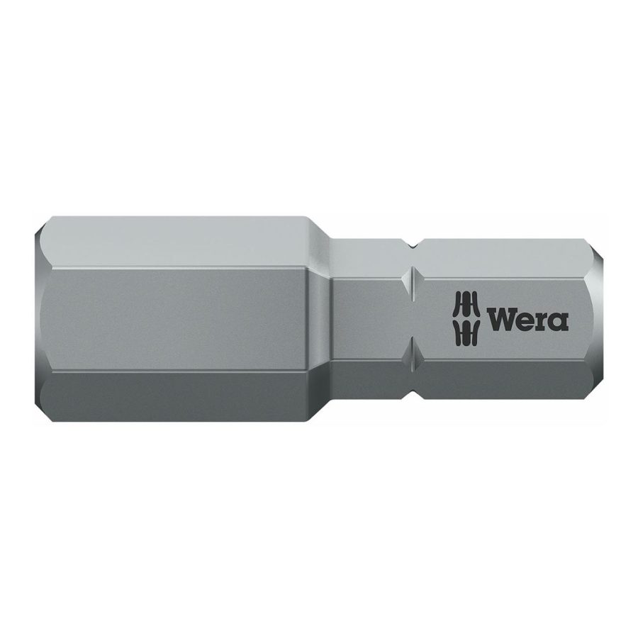 WERA 05056335001 8mm Hex-Plus Bit - 1/4 INCH Drive