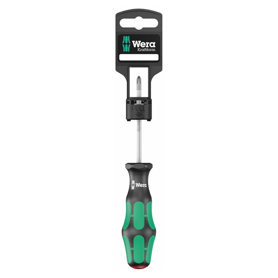 WERA 05100051001 Screwdriver: Phillips PH #1 x 80mm (On Hang-Tag)