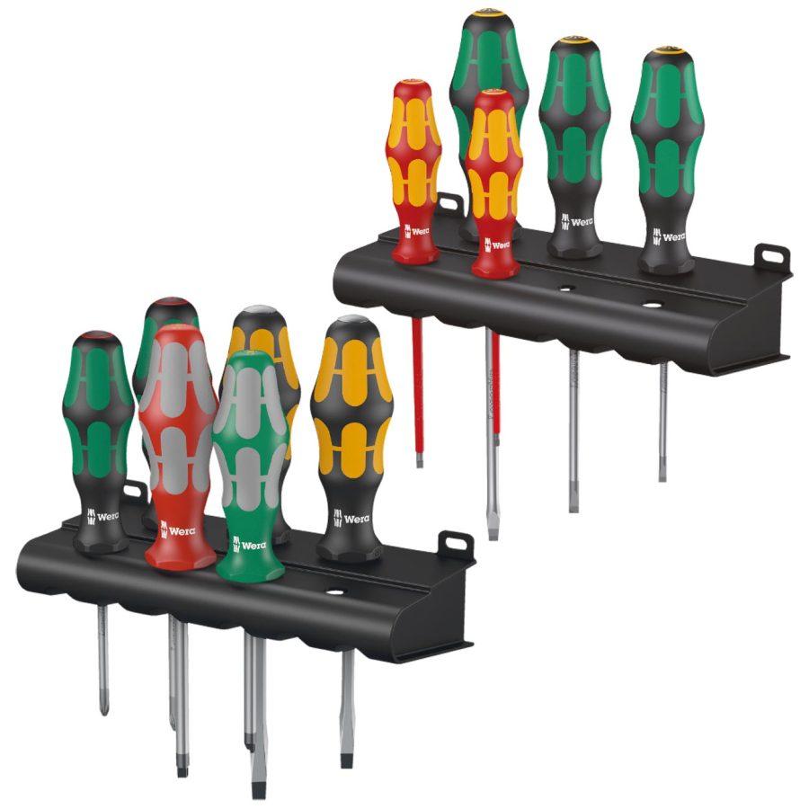 WERA 05347106001 Kraftform XXL All-Around Screwdriver Set (11 Piece Set)