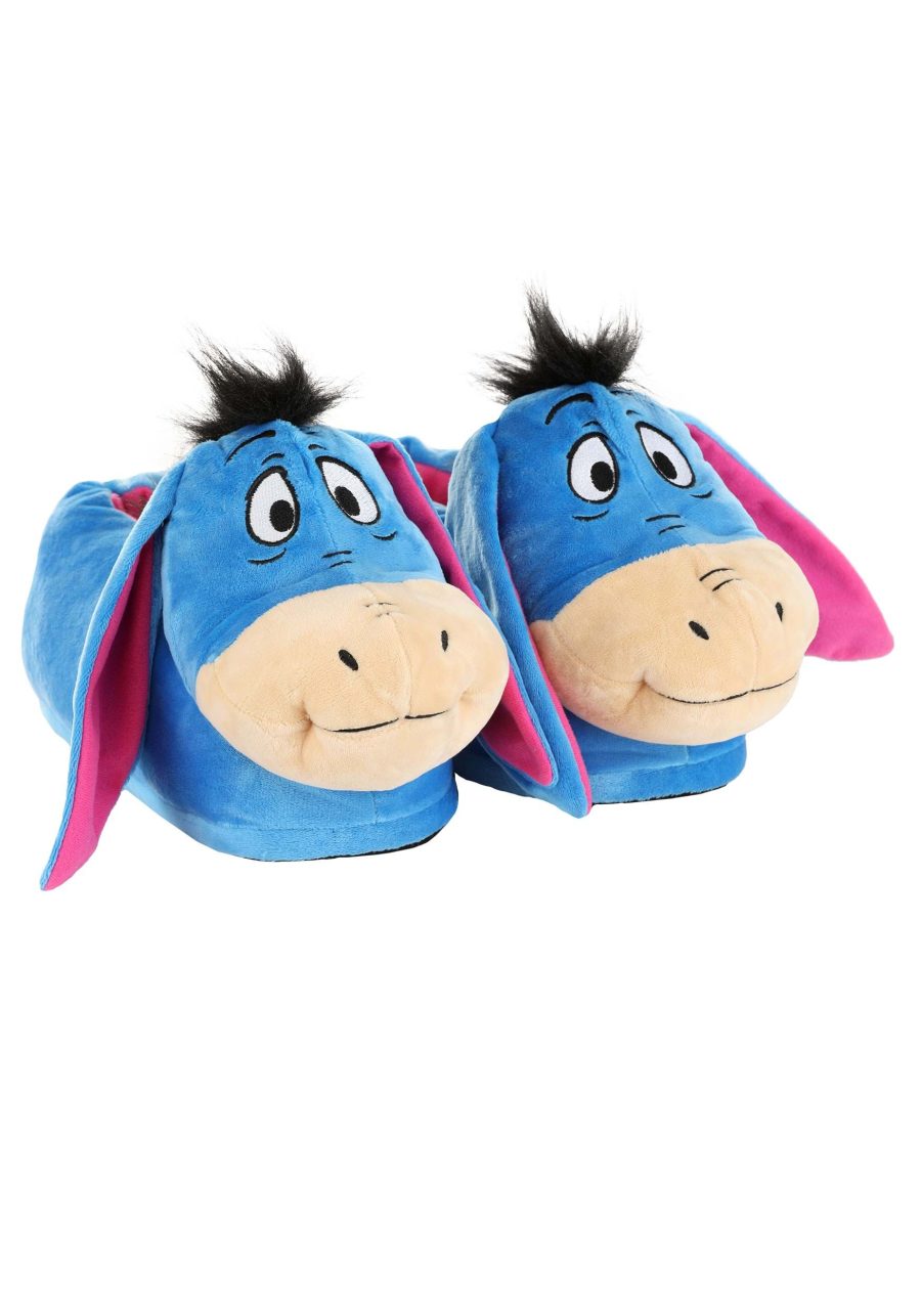 Winnie the Pooh Eeyore Adult Slippers