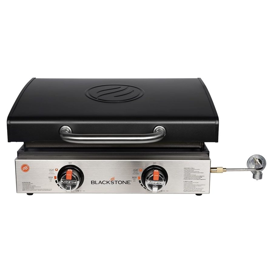 1813 Stainless Steel Propane Gas Hood Portable, Flat Griddle Grill Station For K