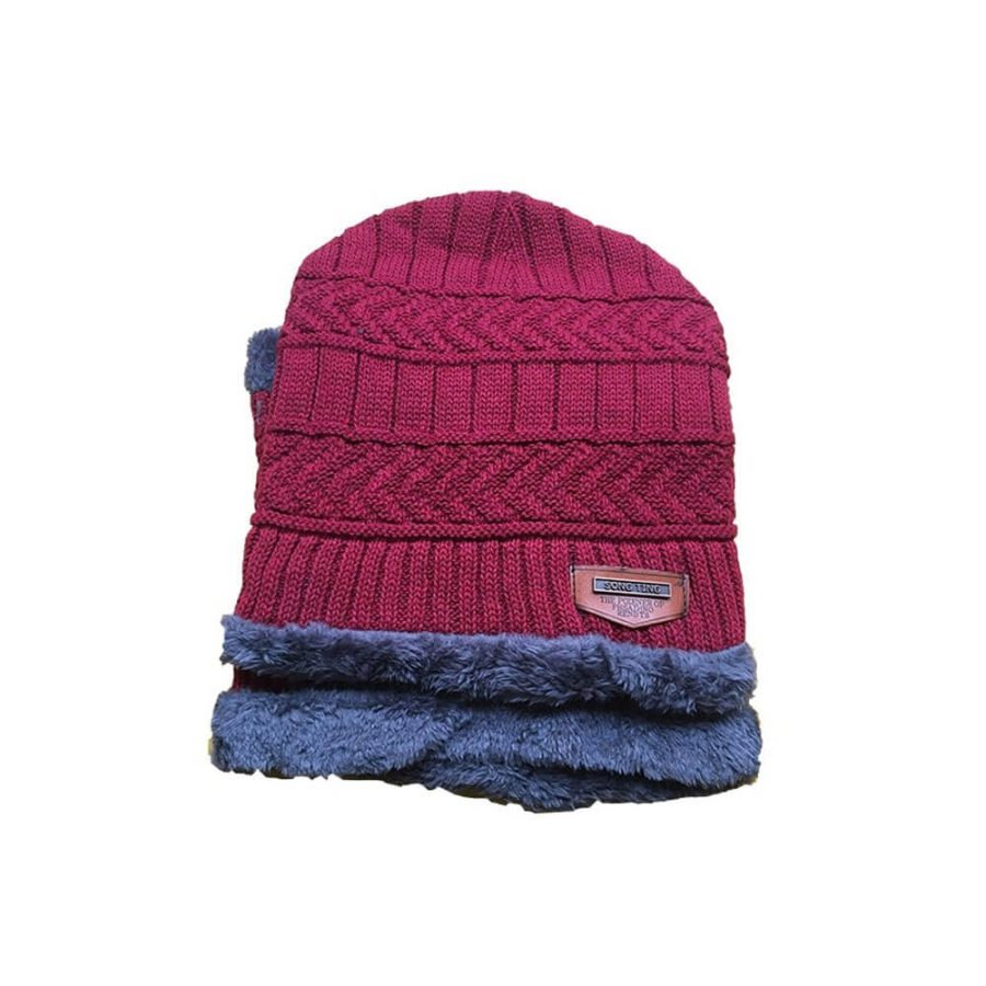 2-Piece Warm Beanie and Scarf Set