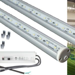 2x walk in cooler 5ft fridge Freezer LED light C3014 +UL waterproof power supply