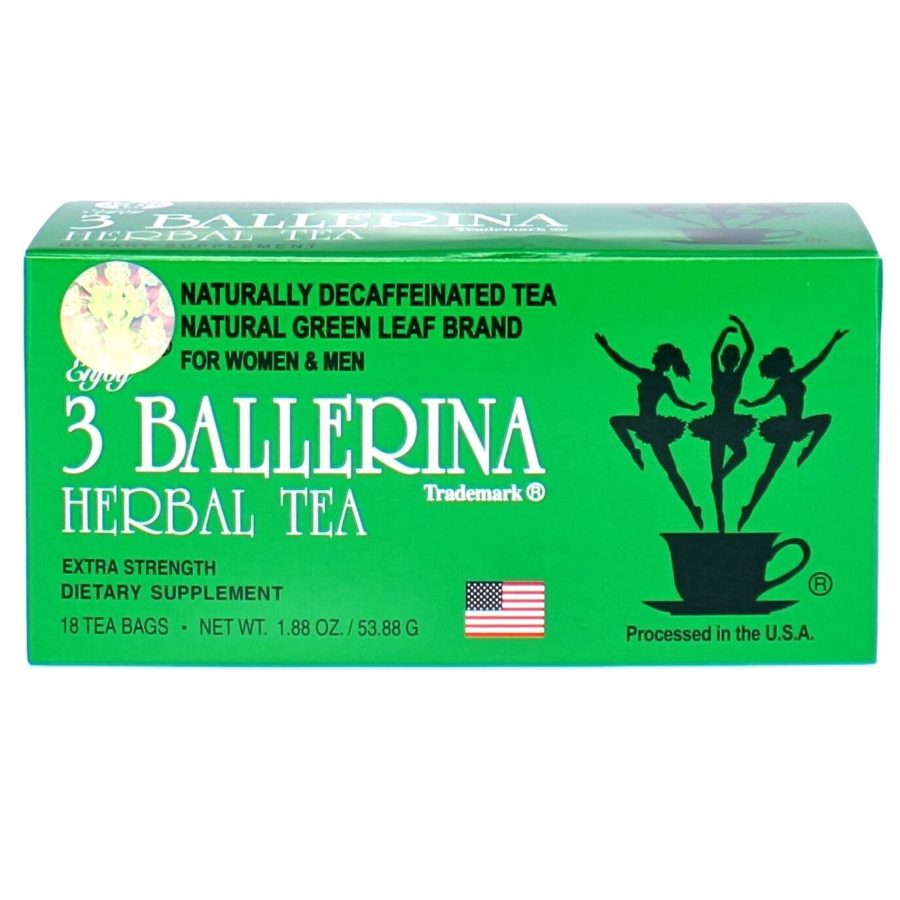 3 Ballerina Herbal Tea Extra Strength Dietary Supplement 18 Count (Pack of 2)