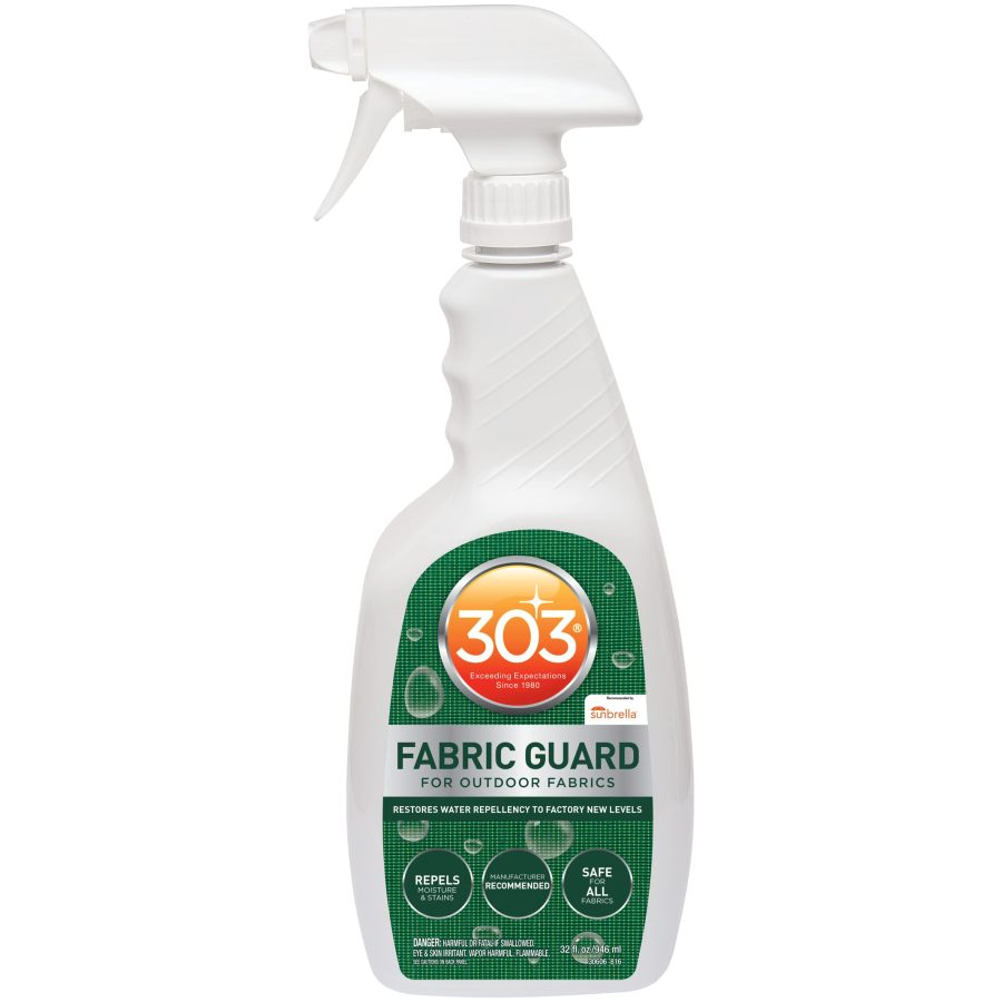 303 30606 Fabric Guard - Restores Water and Stain Repellency To Factory New Levels, Simple and Easy To Use, Manufacturer Recommended, Safe For All Fabrics, 32oz Packaging May Vary