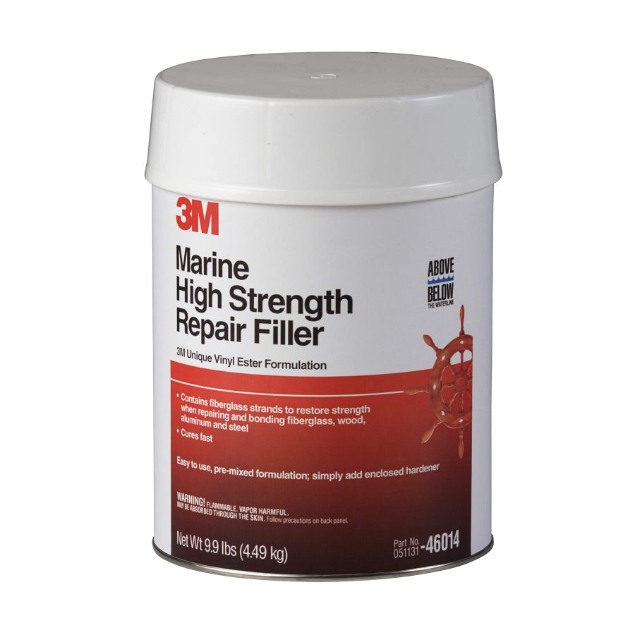 3M 46014 Marine High Strength Repair Filler, 1 gal, White, Gallon