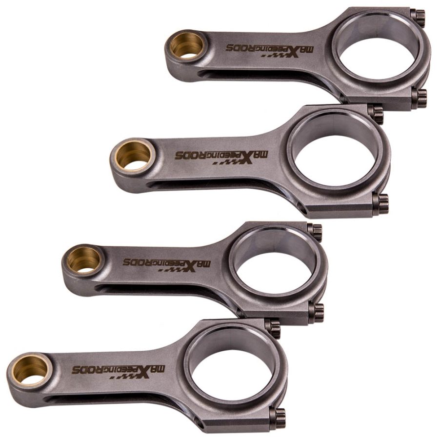 4340 EN24 Connecting Rods ARP 2000 Bolts compatible for Toyota 20R/22R/22RE/22RET 2.2/2.4L