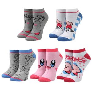 5 Pair of Kirby Adult Ankle Socks