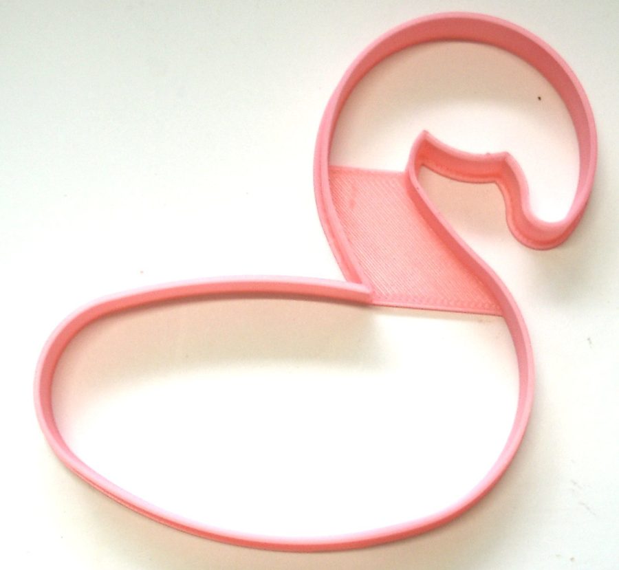 6x Flamingo Pool Float Floatie Fondant Cutter Cupcake Topper 1.75 IN USA FD2857