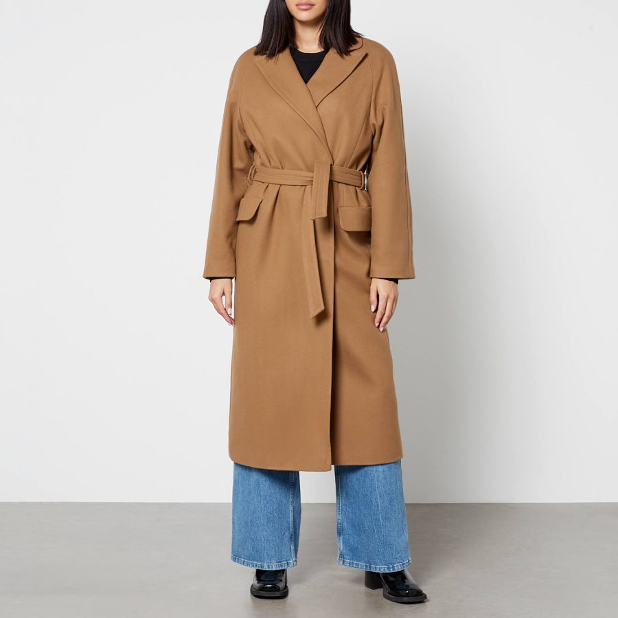 A.P.C. Manteau Wool-Blend Florence Coat - FR 36/UK 8