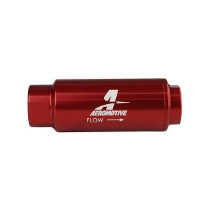 AEROMOTIVE 12303 In-Line Filter (40-Micron Fabric Element)