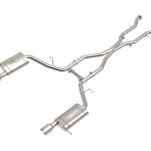 AFE 49-32086-P MACH Force-Xp 304 Stainless Steel Cat-Back Exhaust System w/Polished Tip Fit Dodge Durango 11-22 V6-3.6L/V8-5.7L