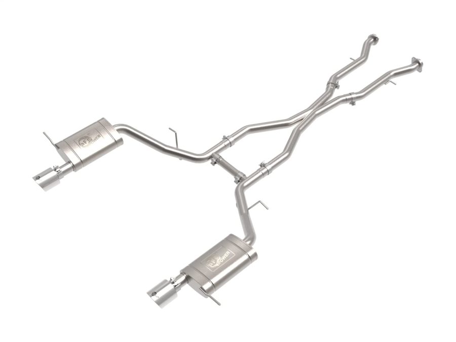 AFE 49-32086-P MACH Force-Xp 304 Stainless Steel Cat-Back Exhaust System w/Polished Tip Fit Dodge Durango 11-22 V6-3.6L/V8-5.7L