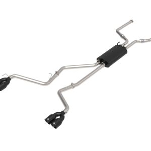 AFE 49-33139-B MACH Force-Xp 304 Stainless Steel Cat-Back Exhaust System w/Black Tip Fit Ford Explorer ST 20-22 V6-3.0L (tt)