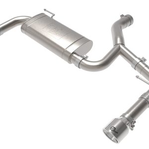 AFE 49-36349-P MACH Force-Xp 3 to 2-1/2 IN Stainless Steel Axle-Back Exhaust w/Polished Tip, fits BMW X1 (F48) 15-21 L4-2.0L (t)