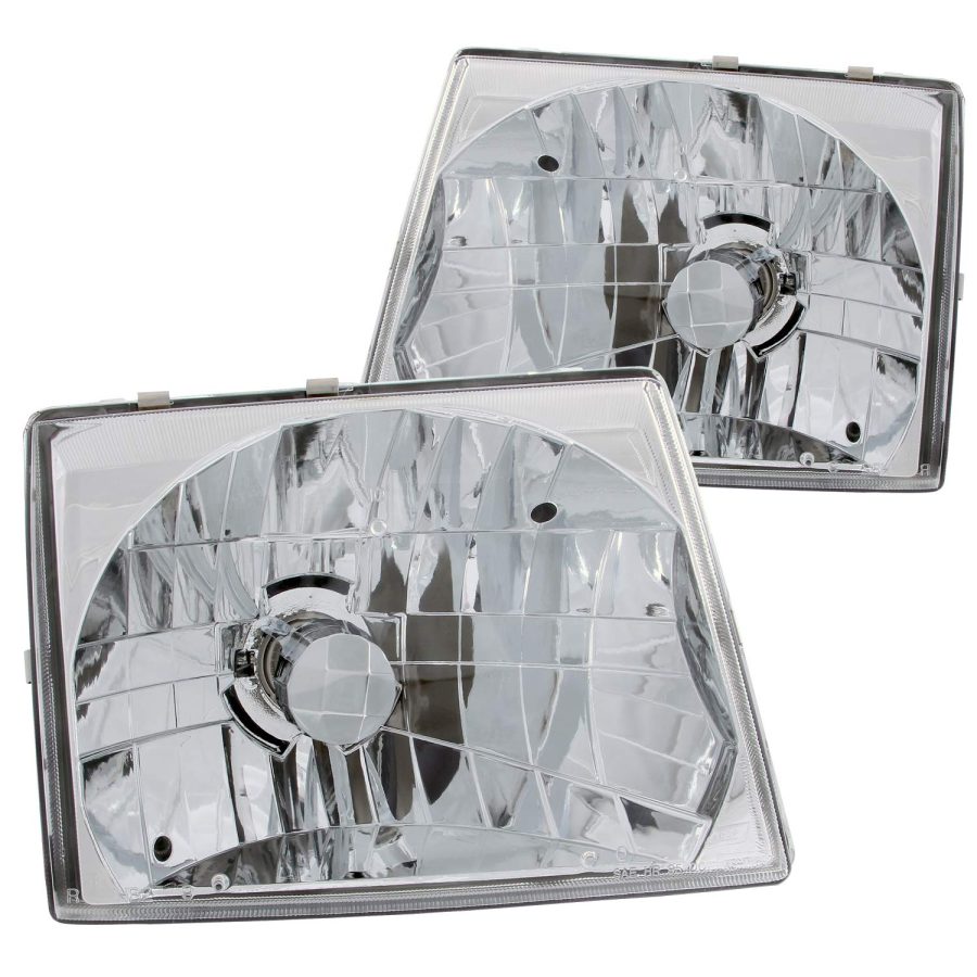 ANZO 121132 Toyota Tacoma Crystal Chrome Headlight Assembly (Pair)