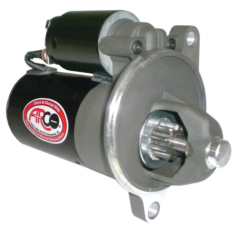 ARCO 70125 MARINE HIGH-PERFORMANCE INBOARD STARTER W/GEAR REDUCTION & PERMANENT MAGNET - CLOCKWISE ROTATION (LATE MODEL)