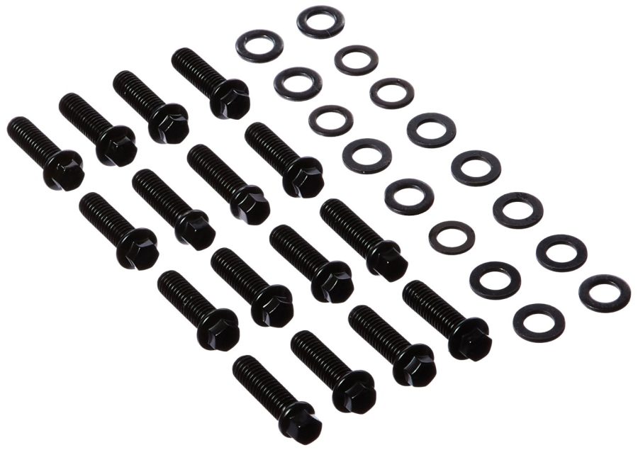 ARP 135-2001 Intake Manifold Bolt Kit, Black Chrome Moly Steel With Hex Style Heads, For Select Chevrolet Applications