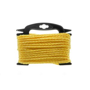 ATTWOOD 117202 11720-2 Hollow Braided Polypropylene Utility Line, 1/4-Inch Thickness, 50 Feet Length, Yellow